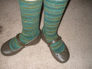 Laura's socks are FINALLY done!!! 